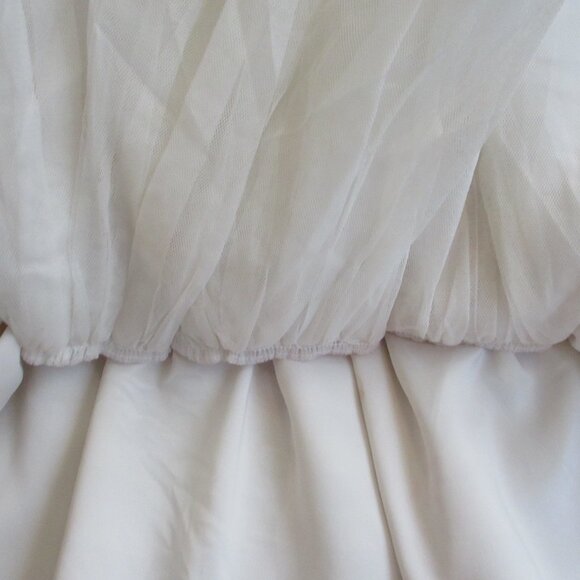 Jayne Copeland Girls Red Velvet & Ivory Crinoline Holiday Christmas Dress Size 7 - Picture 9 of 15